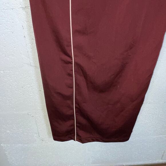 Reebok Pull-on Drawstring-Waist Tricot Pants Classic Maroon 3X - Picture 5 of 8